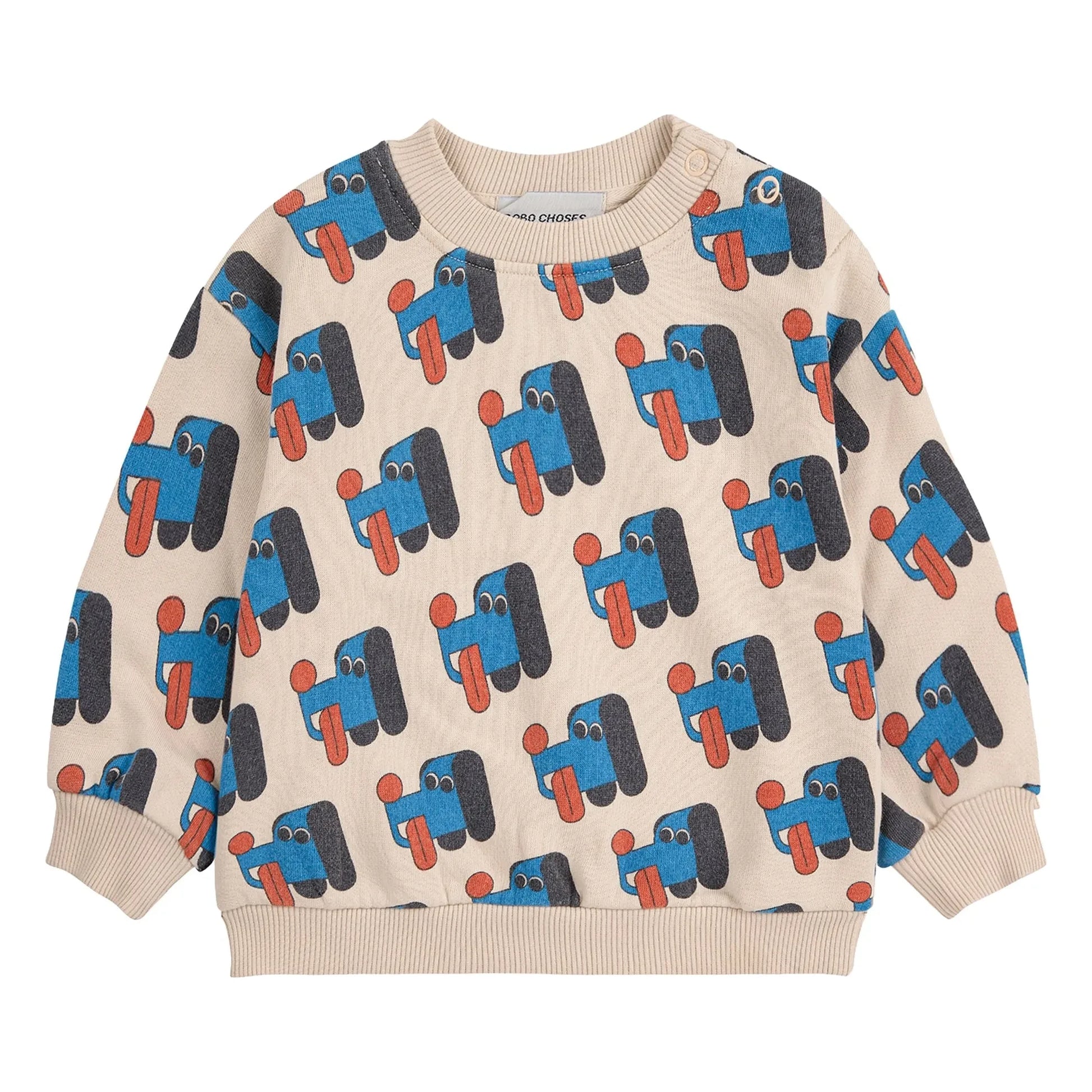 Bobo Choses - Sweat Dogs Organic Cotton | Beige