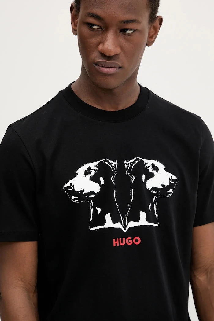 Памучна тениска HUGO Dobero