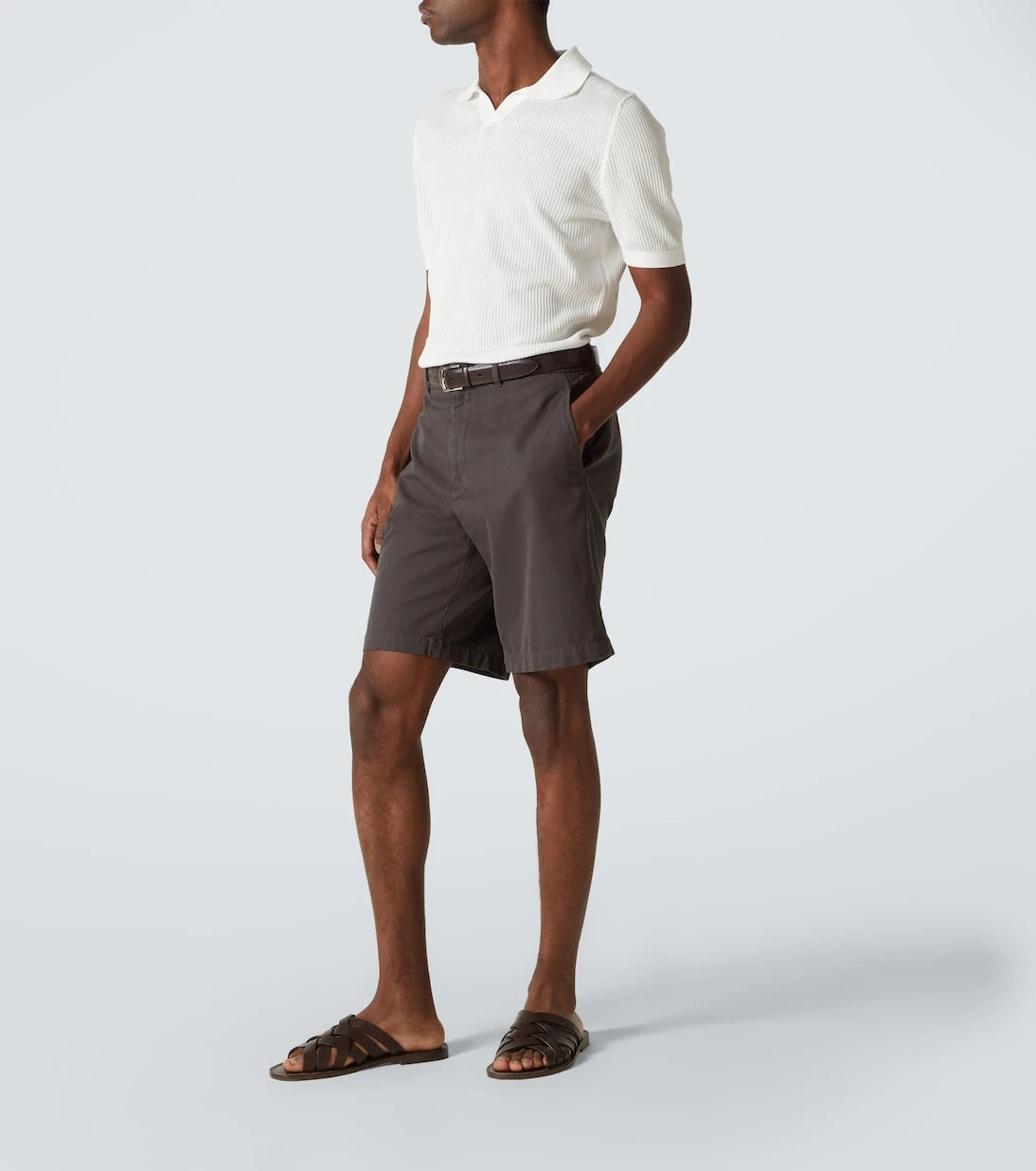 Fedeli - Cotton piqué polo shirt