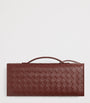 Bottega Veneta Brown Mini Lambskin Andiamo Clutch Bag