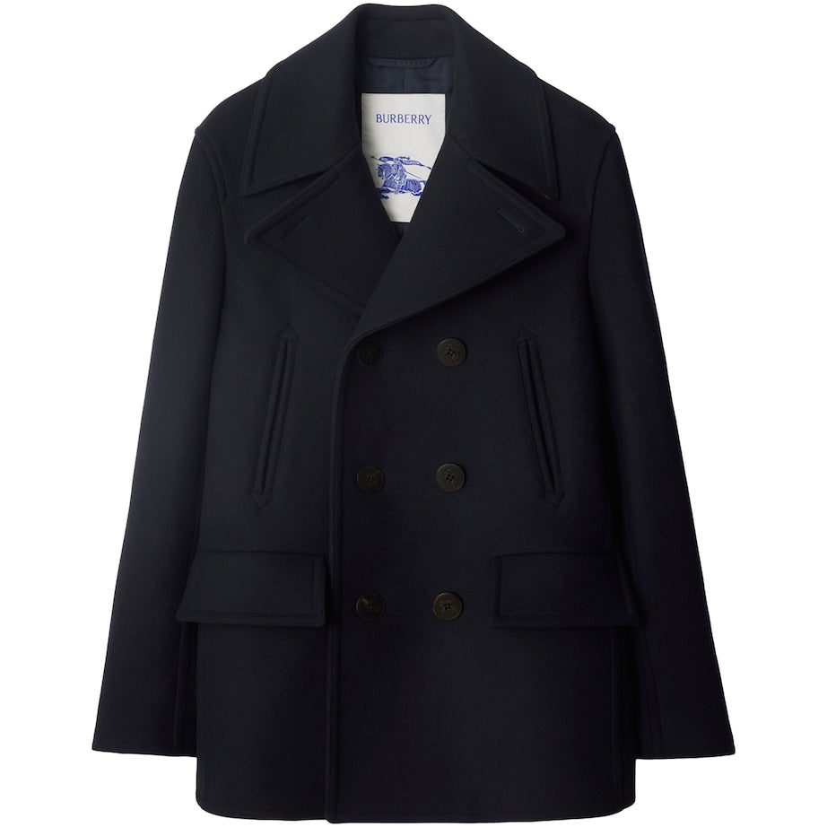 Navy Wool Pea Coat