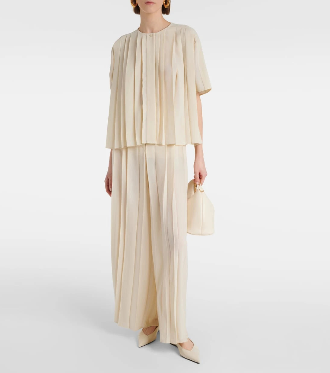 Joseph - Tibre plissé wide-leg pants