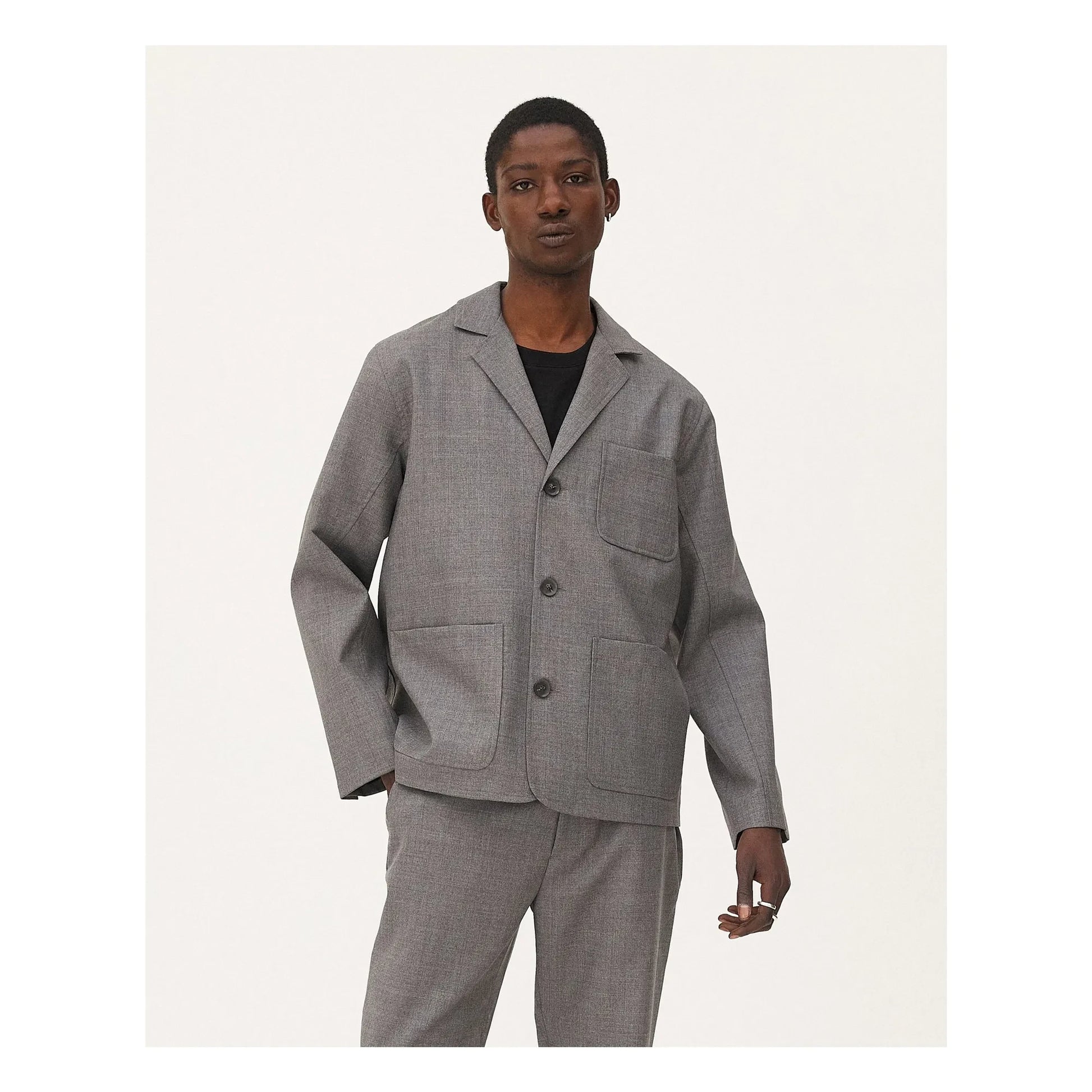 Noyoco - Nairo Laine Jacket | Dark grey