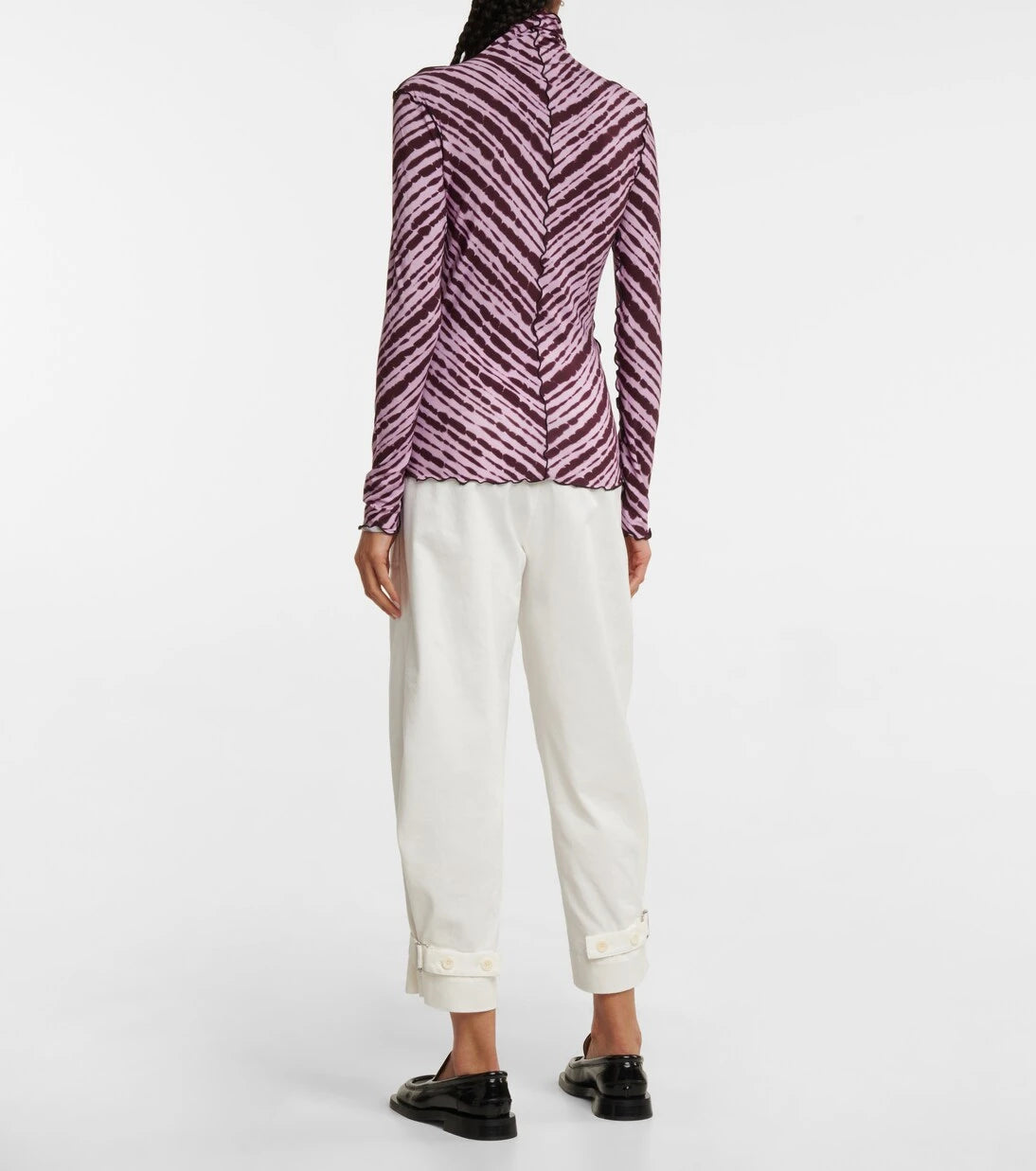 Proenza Schouler - بلوزة جيرسي مطبوعة White Label