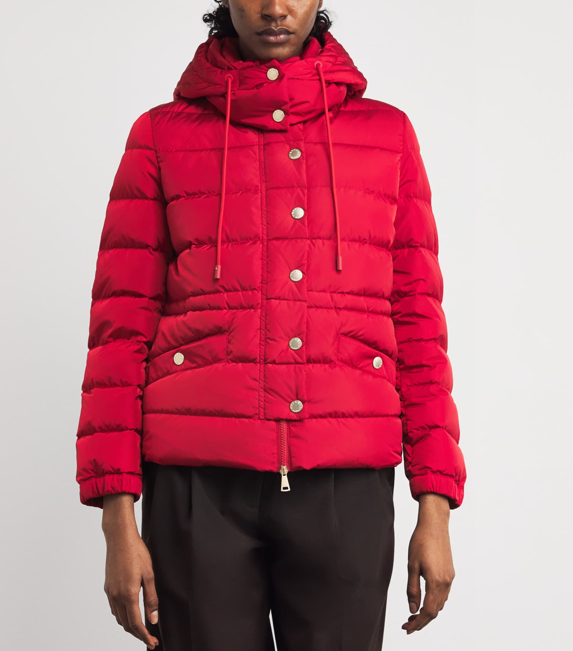 Weekend Max Mara Red Down Water-Repellent Puffer Jacket