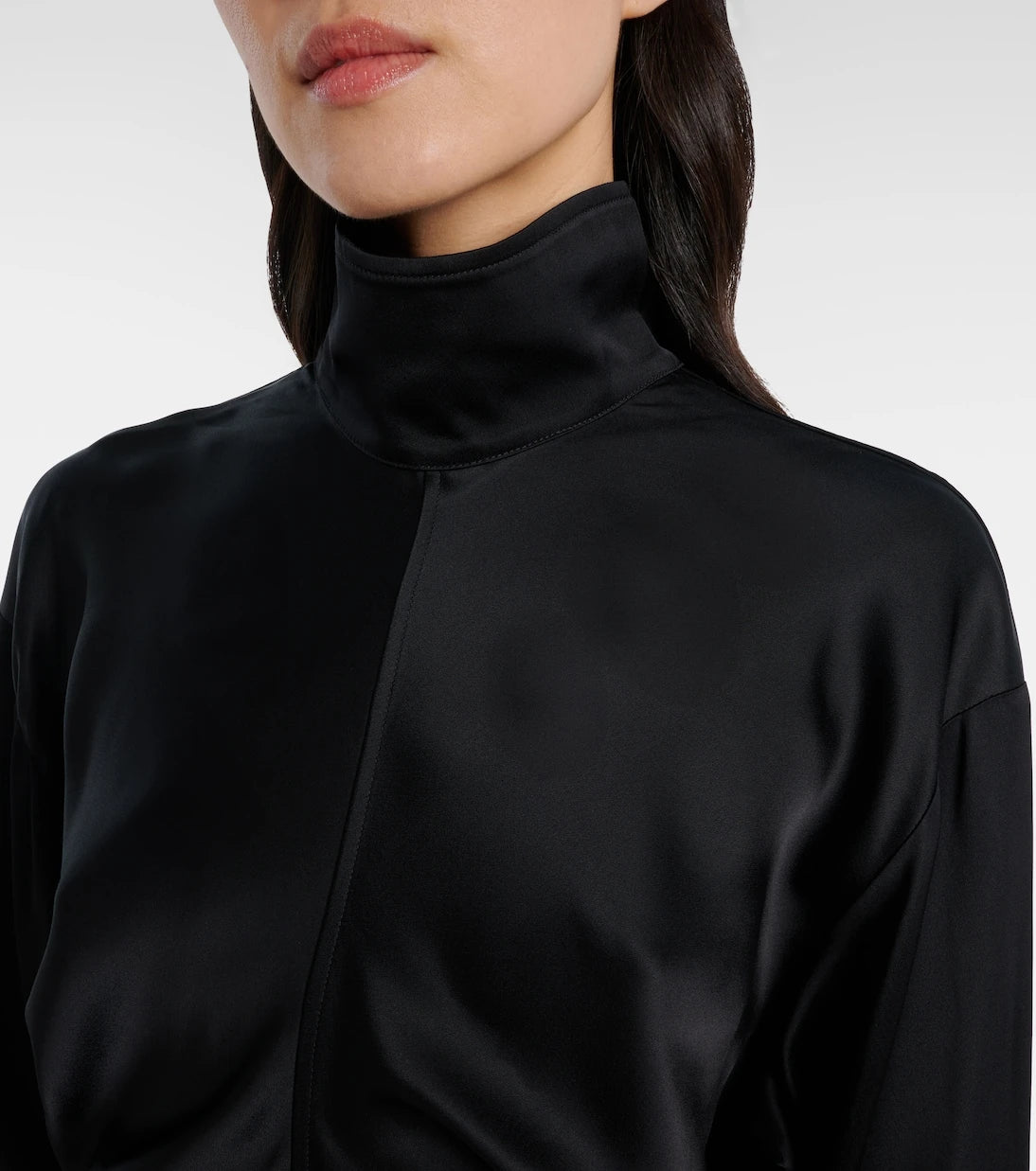 Toteme - Gathered satin top