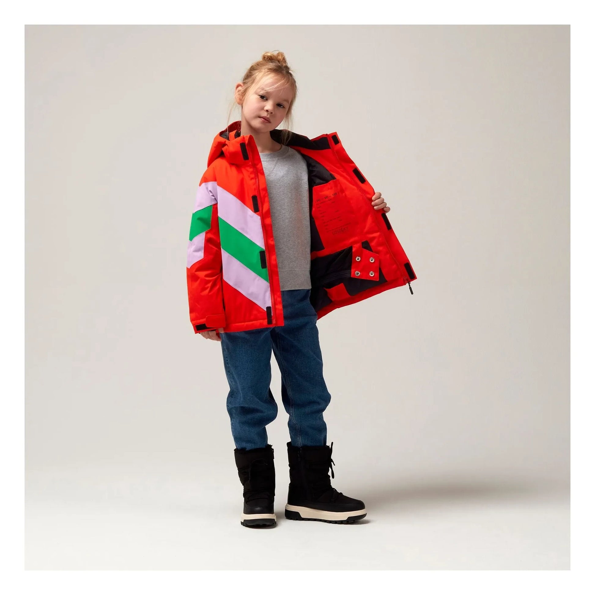Gosoaky - Mountain Goat Waterproof Ski Jacket | Red
