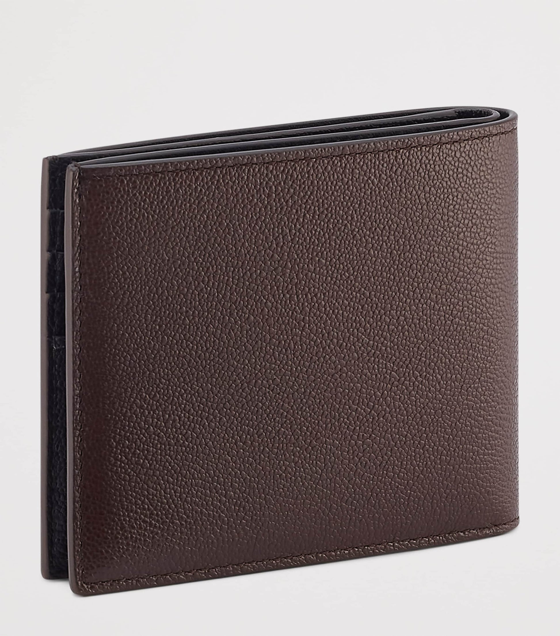 Brown Leather Bvlgari Bvlgari Man Hipster Wallet