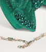 Judith Leiber Green x Harrods EXCLUSIVE Embellished Just For You Bow Clutch Bag