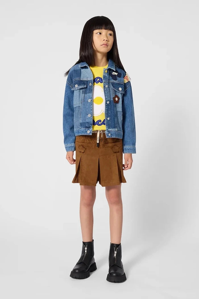 MARC JACOBS çocuklar için pamuklu kot ceket