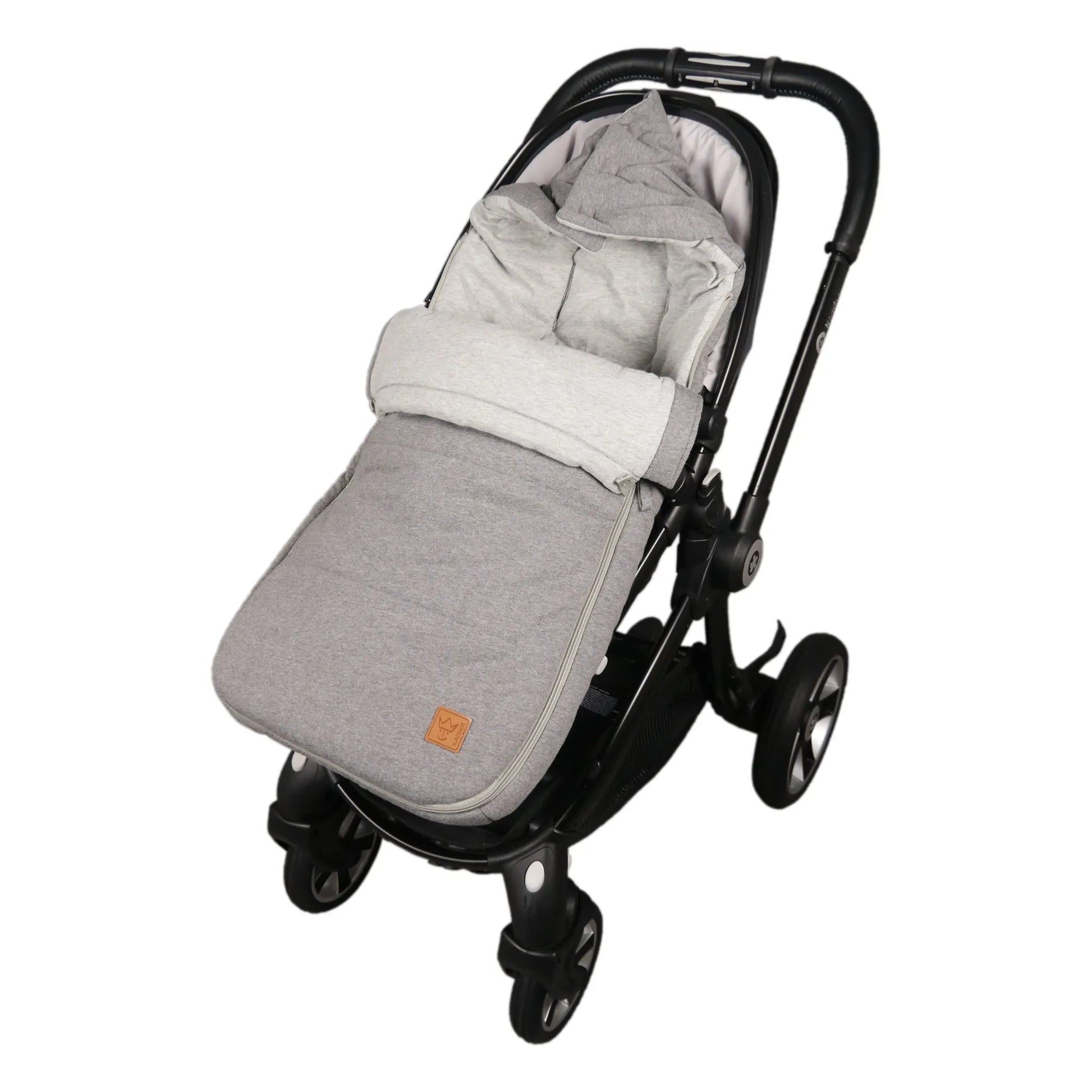 Kaiser - Cotton Jersey Footmuff | Charcoal grey