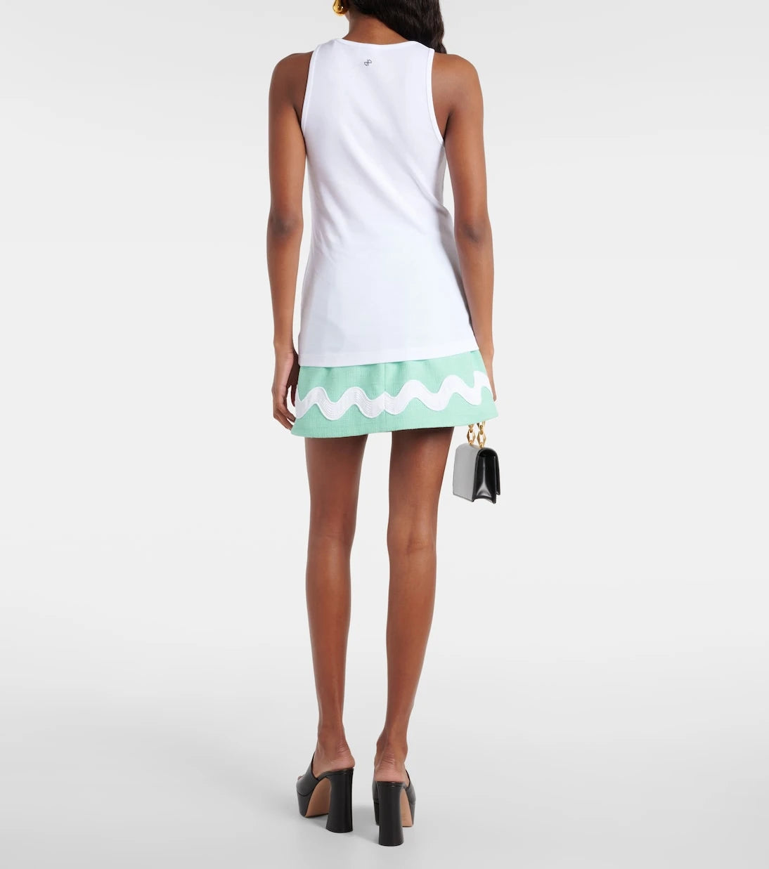 Patou - Logo cotton jersey tank top
