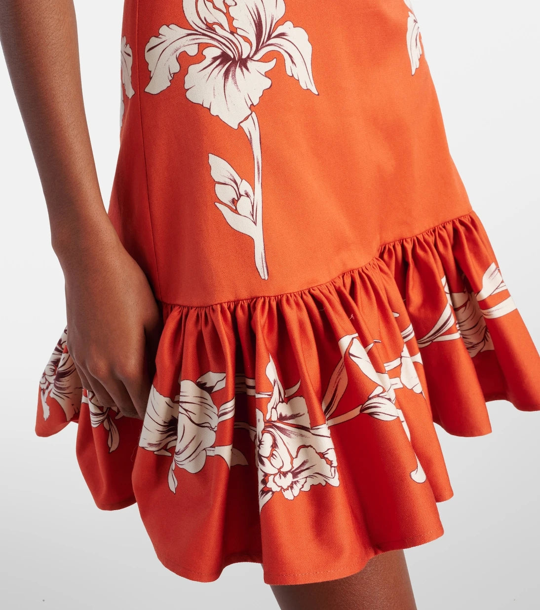 La DoubleJ - Gingerbread cotton-blend minidress