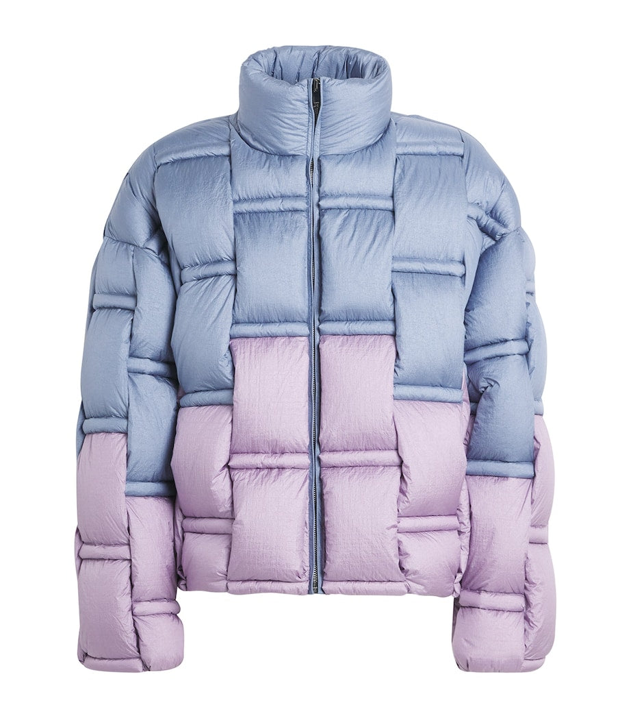 Raxxy Pink 3D Down-Filled Puffer Jacket