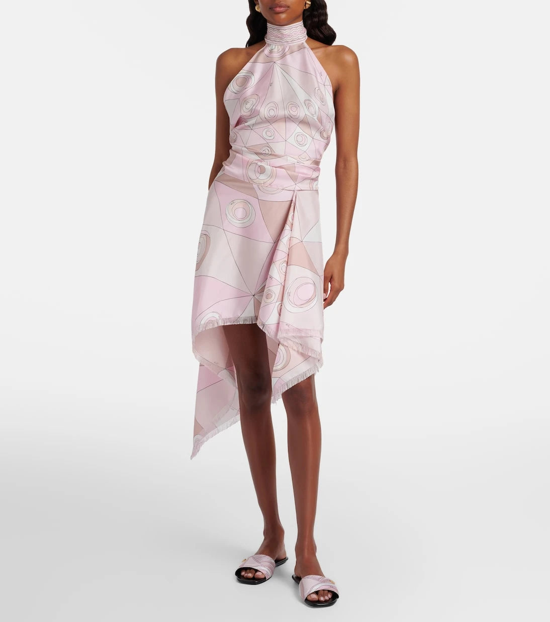 Pucci - Occhi silk twill top