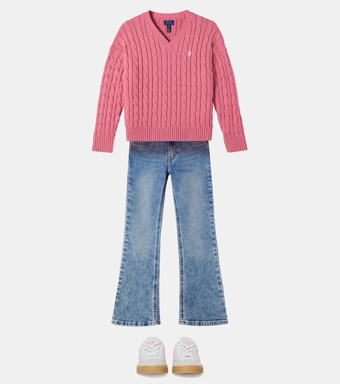 Polo Ralph Lauren Kids - Cable-knit cotton sweater