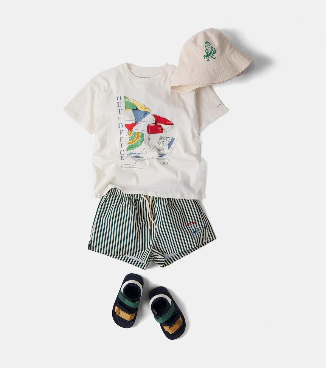 Konges Sløjd - Seer Asnou striped swim trunks