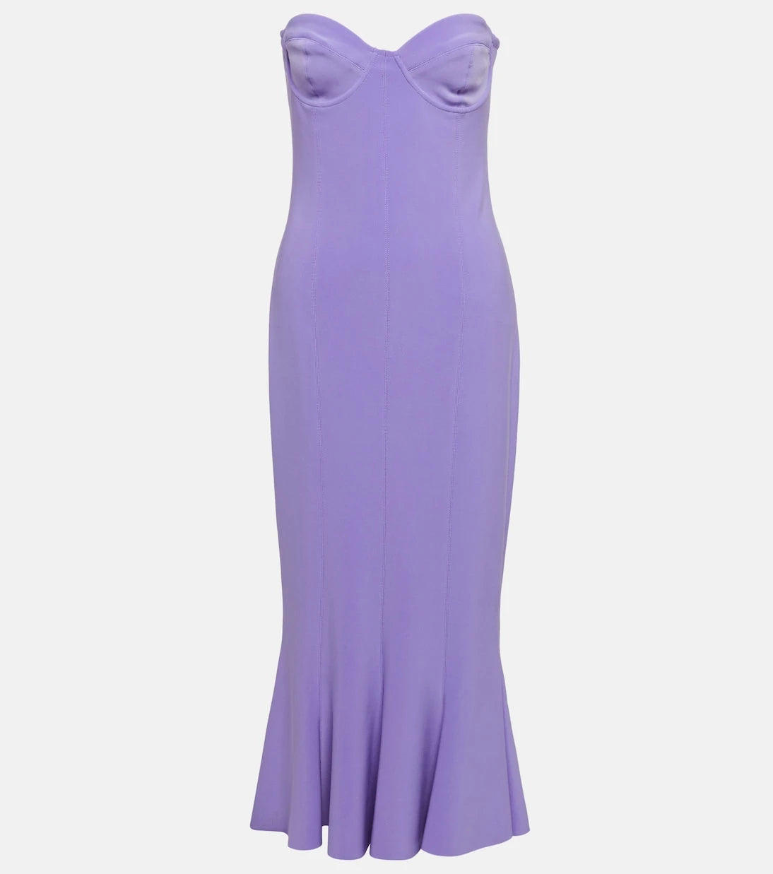 Norma Kamali - Fishtail midi dress