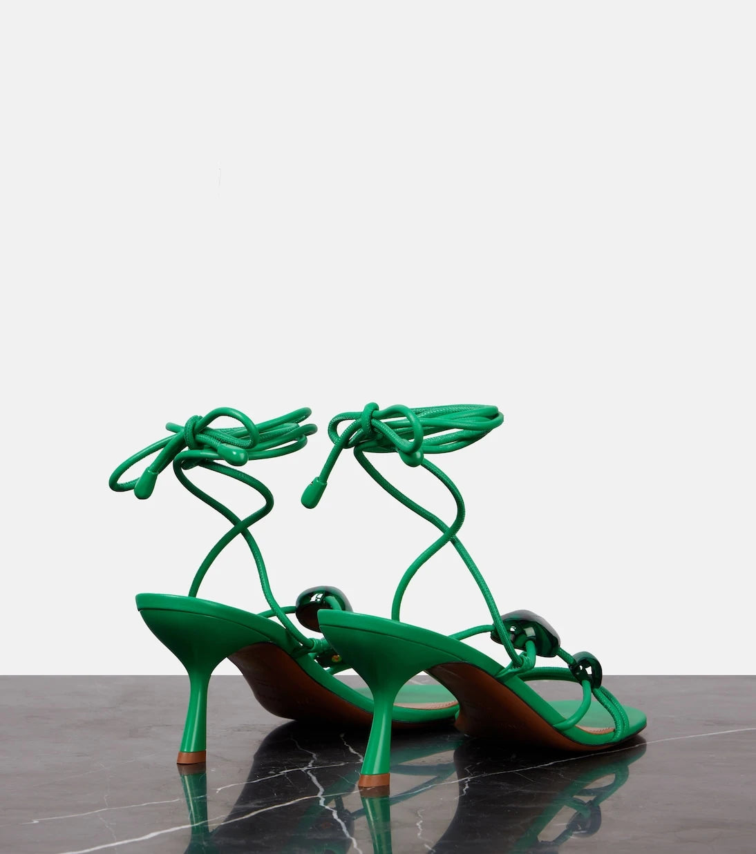 Zimmermann - Gleam 65 embellished leather sandals