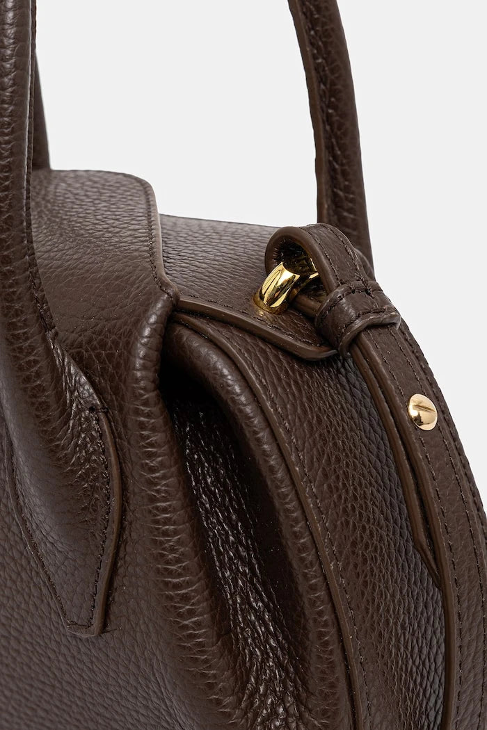 Yuzefi kadın crossbody deri çanta OYSTER MINI DUFFLE