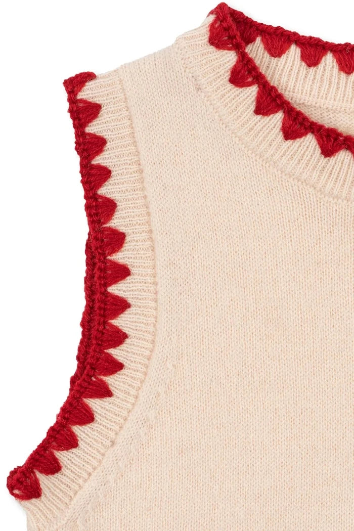 Konges Sløjd COLLETTE DRESS Çocuk Yün Elbise