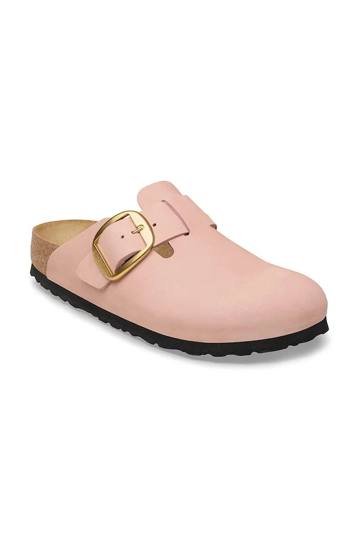 Birkenstock Kadın Nubuk Boston Big Buckle Terlik