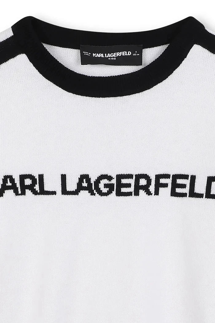 Детски пуловер с кашмир Karl Lagerfeld