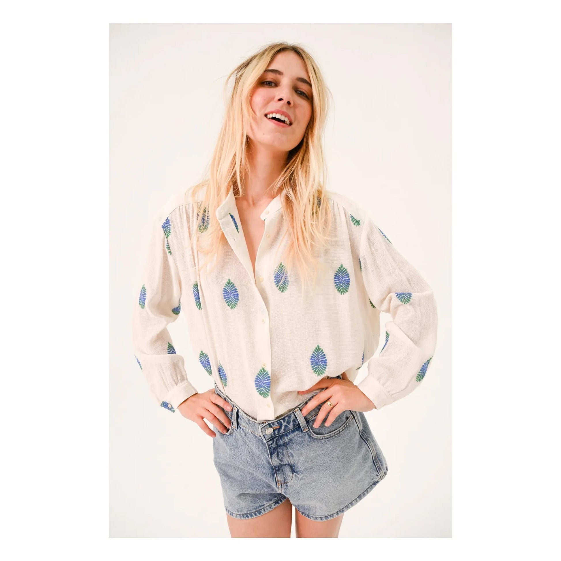 Sacrécoeur - Louisa Uxua shirt | White