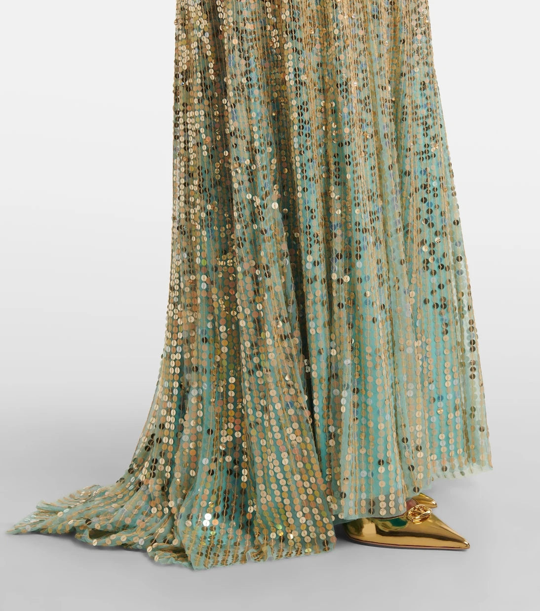Jenny Packham - Sarai sequined strapless gown