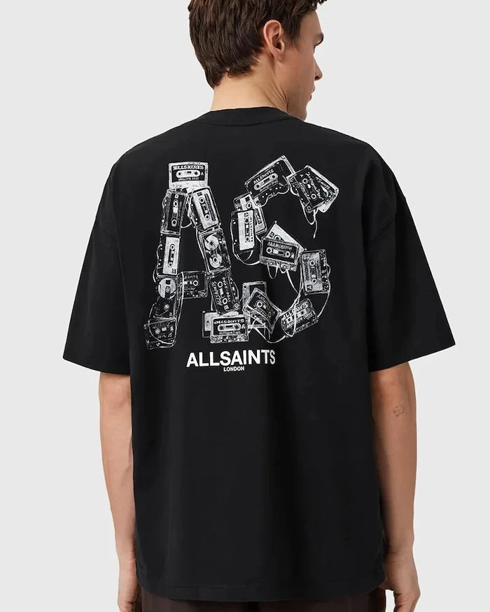 AllSaints MIXTAPE Pamuklu Tişört