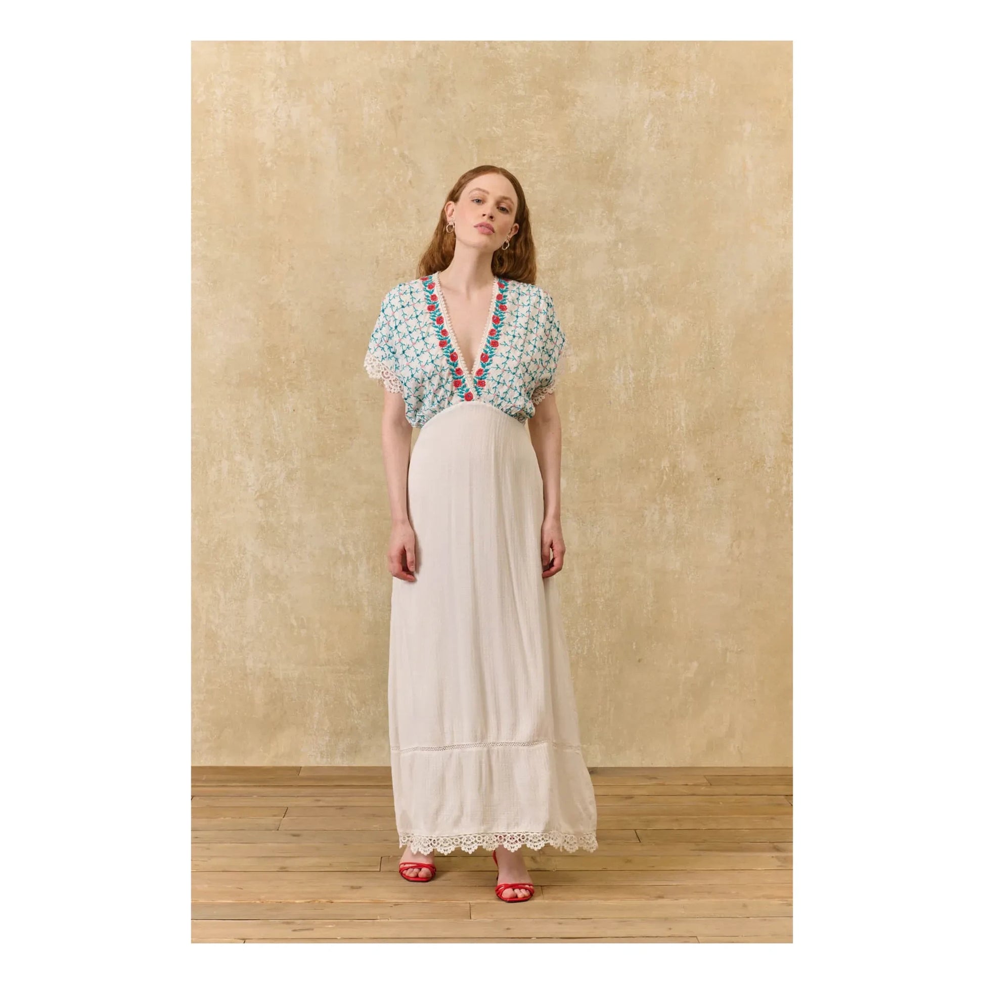 Louise Misha - Bejolie dress | Cream