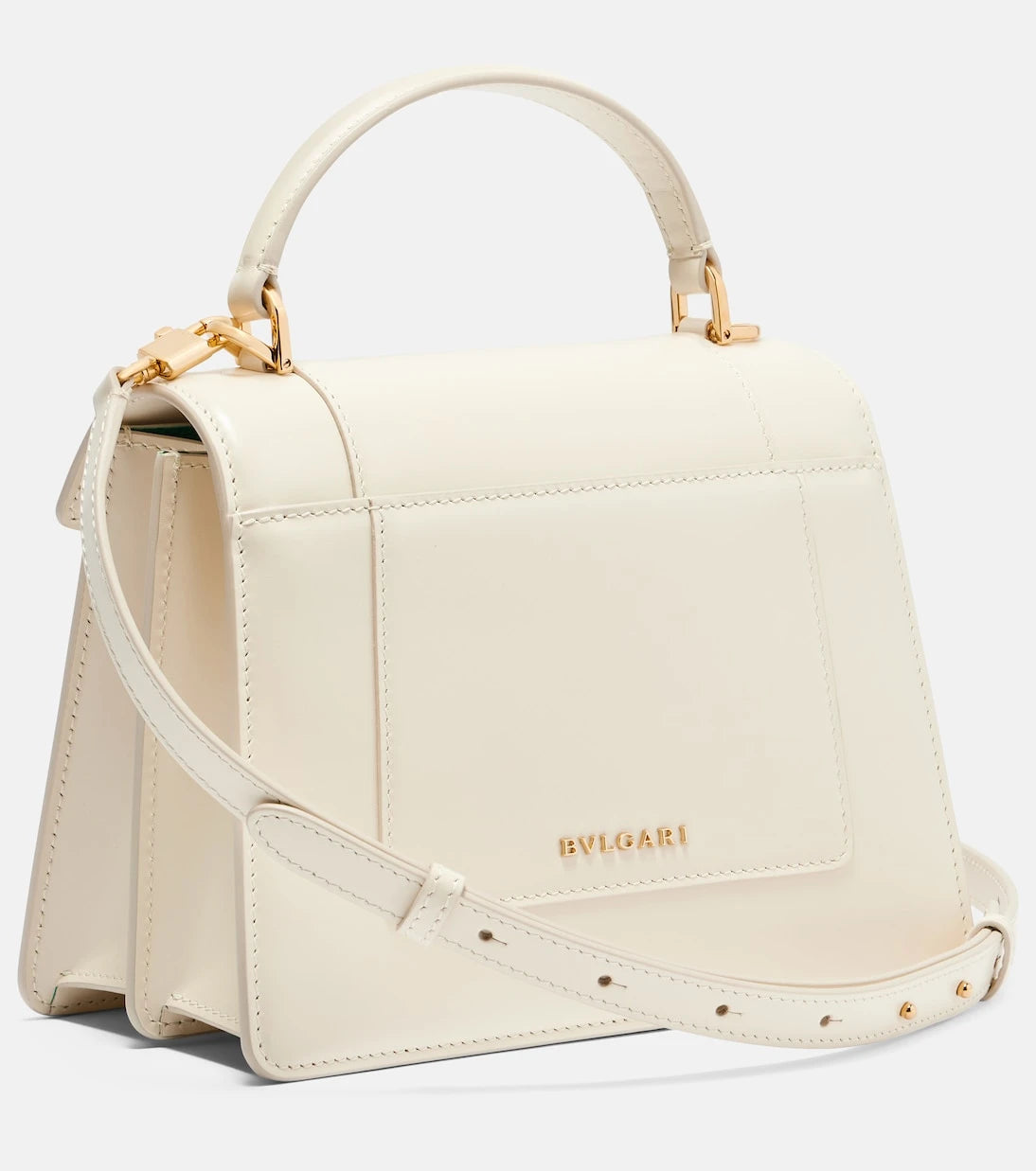 Bvlgari - Serpenti Forever Medium leather top-handle bag