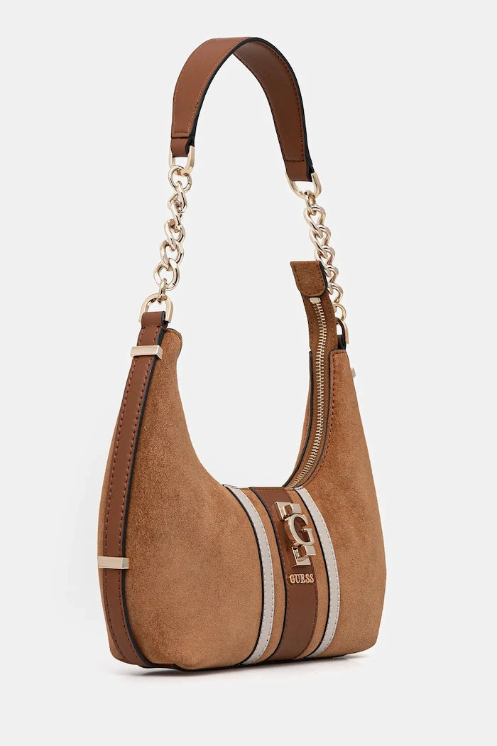 Велурена чанта Guess ERENIA