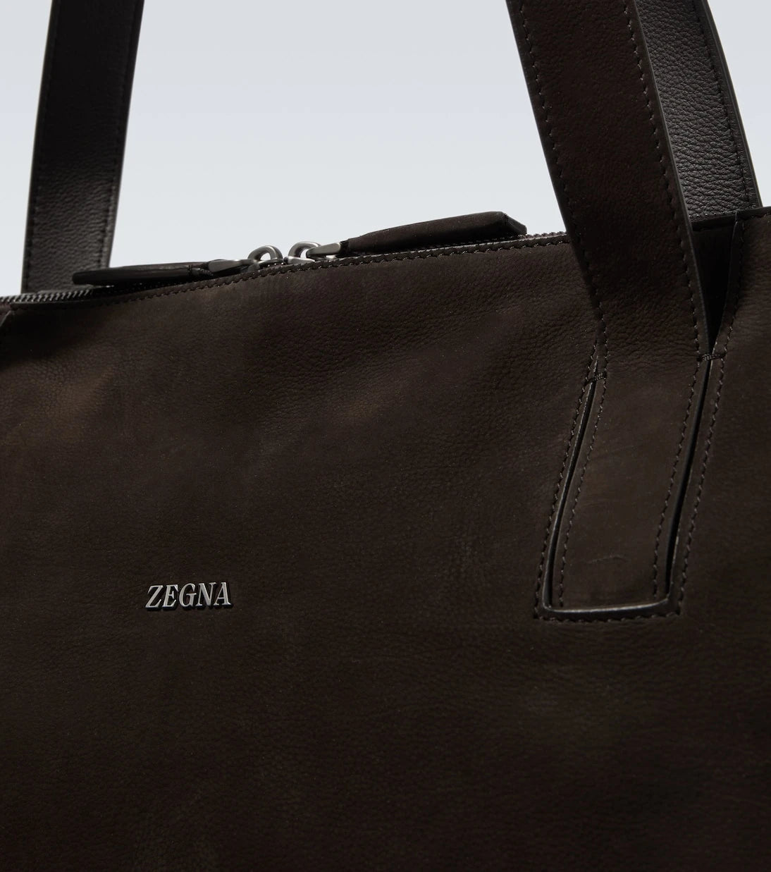 Zegna - Leather duffel bag