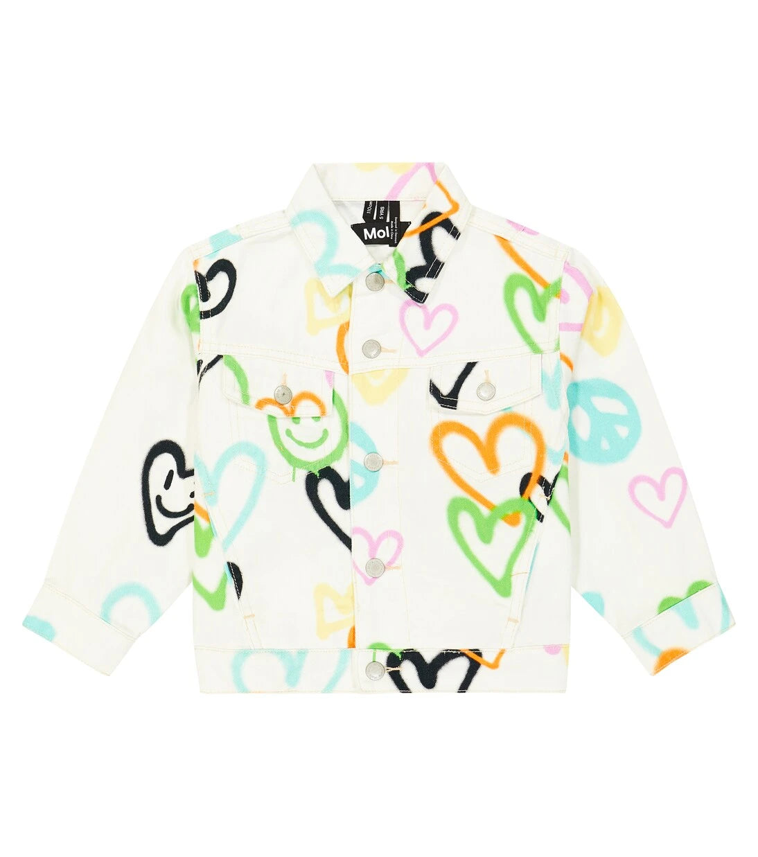 Molo - Hedly printed denim jacket