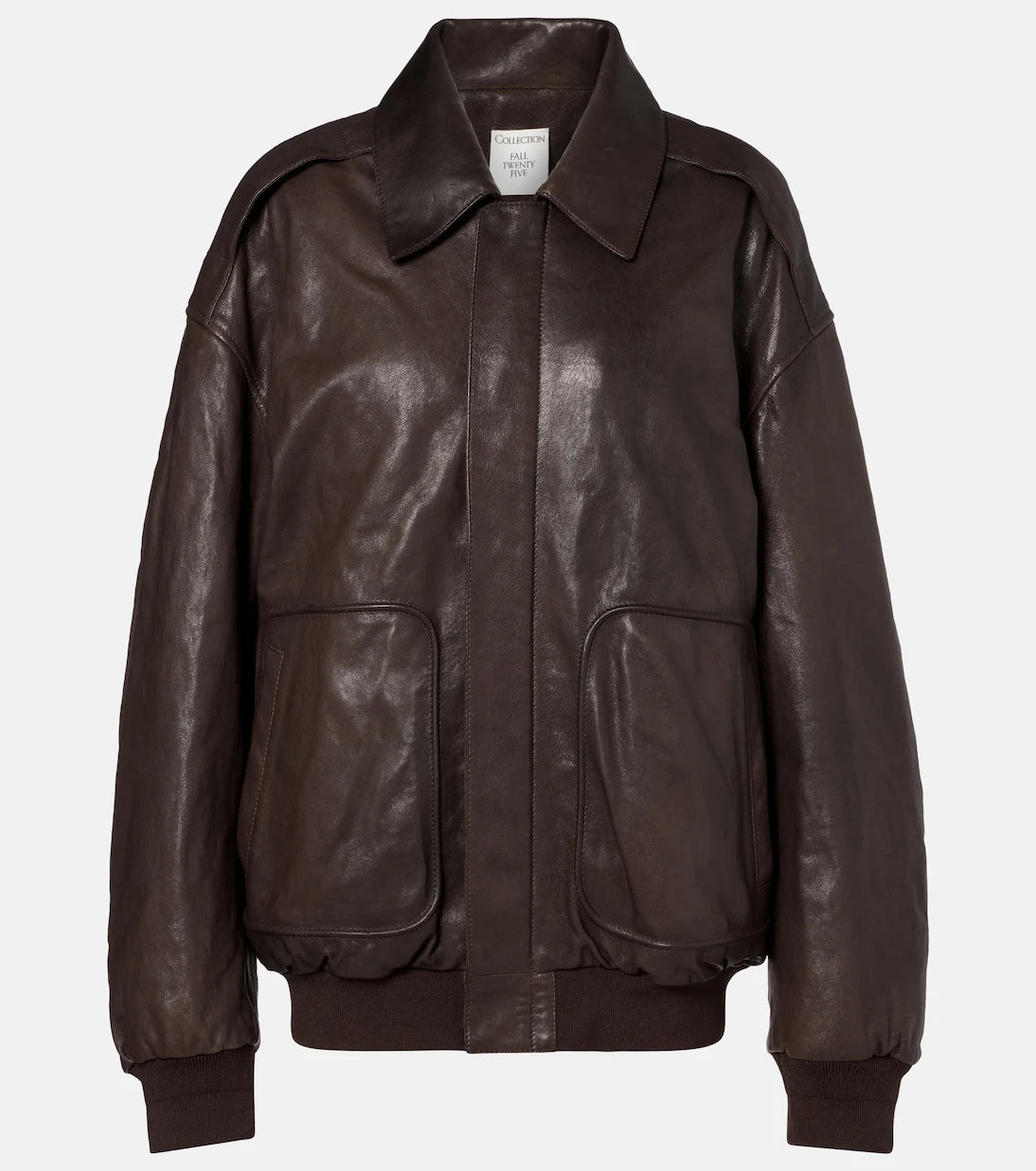 Calvin Klein Collection - Johnson leather bomber jacket