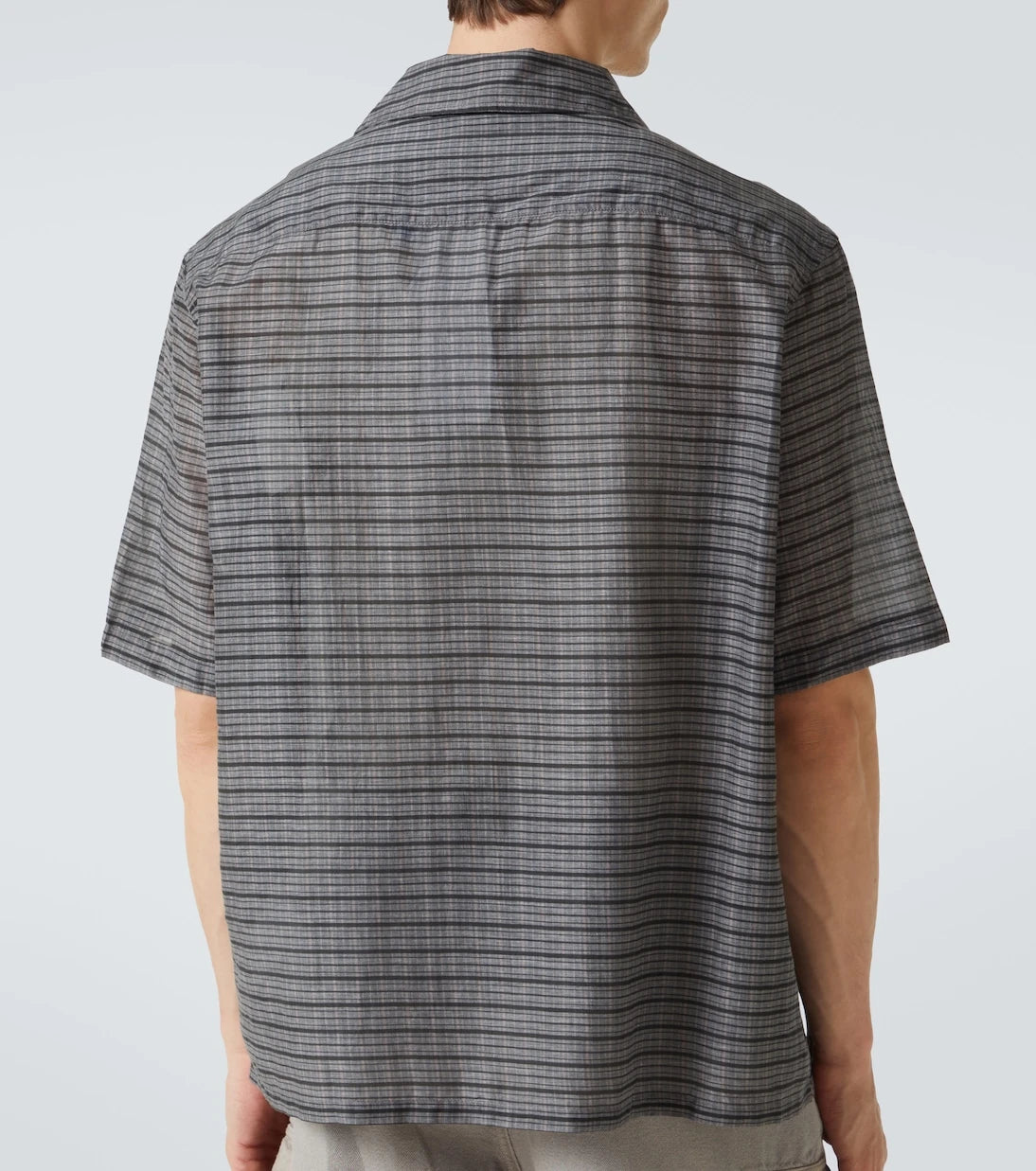 Our Legacy - Heusen checked cotton and silk bowling shirt