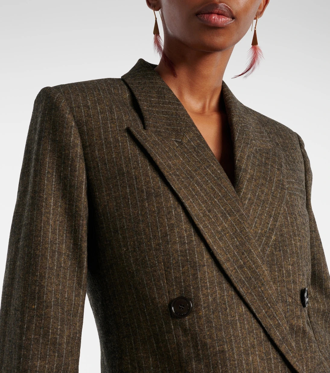 Isabel Marant - Jevima chalk stripe suit jacket