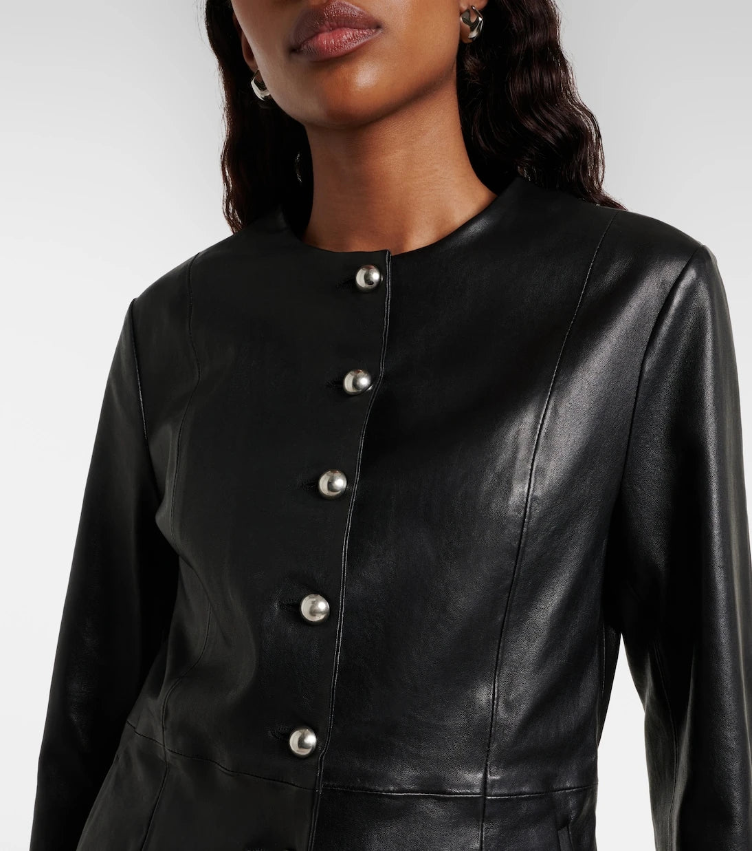 Nour Hammour - Parlor leather jacket