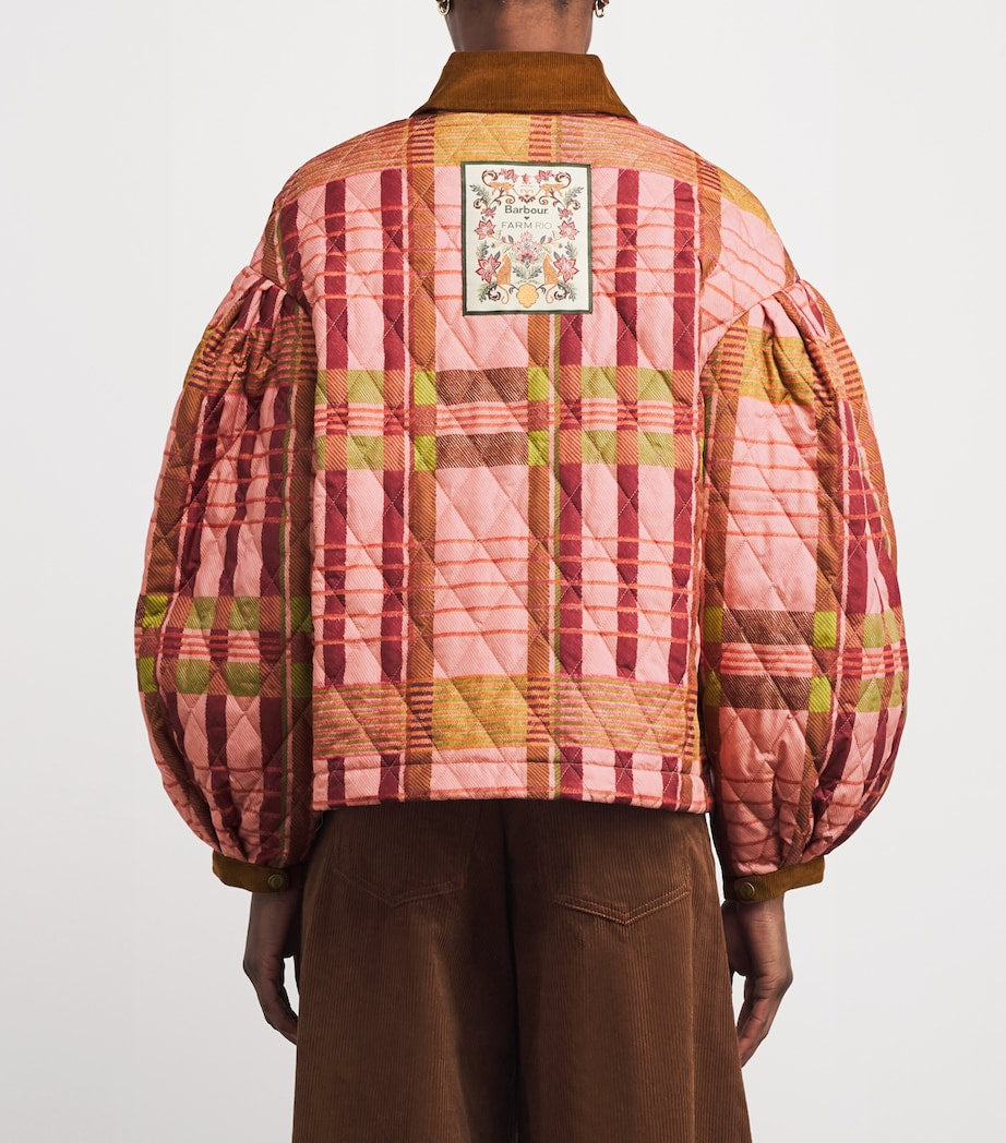 Barbour x FARM Rio Ana-Clara Quilted Jacket