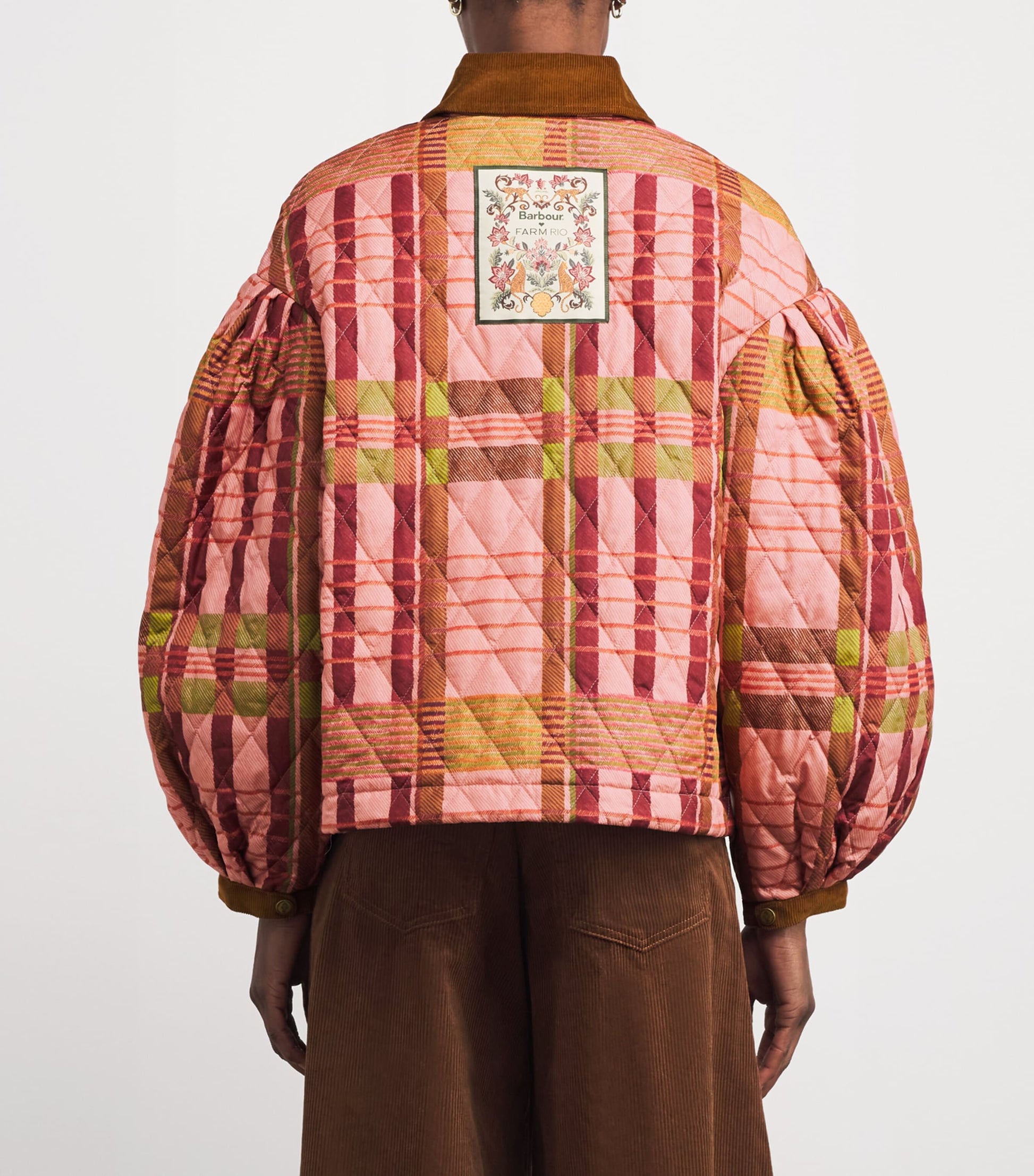 Barbour x FARM Rio Ana-Clara Quilted Jacket