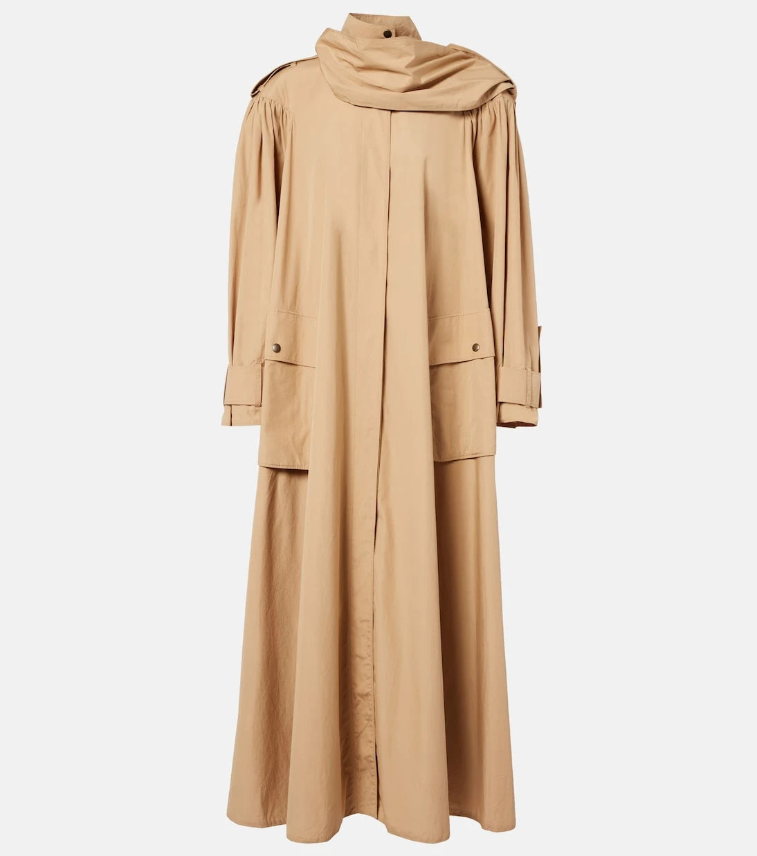 Chloé - Scarf-detail cotton coat