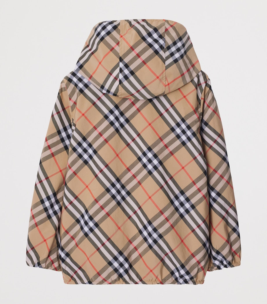 Burberry Kids Reversible Check Hooded Jacket (3-12 Years)