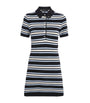 Maje Multi Striped Polo Mini Dress