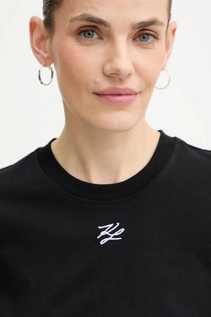 Karl Lagerfeld KL ESSENTIAL Pamuklu Tişört