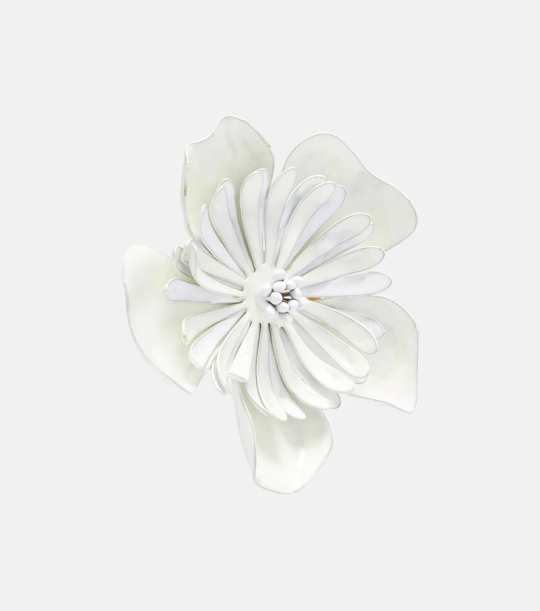 Chloé - Floral clip-on earrings
