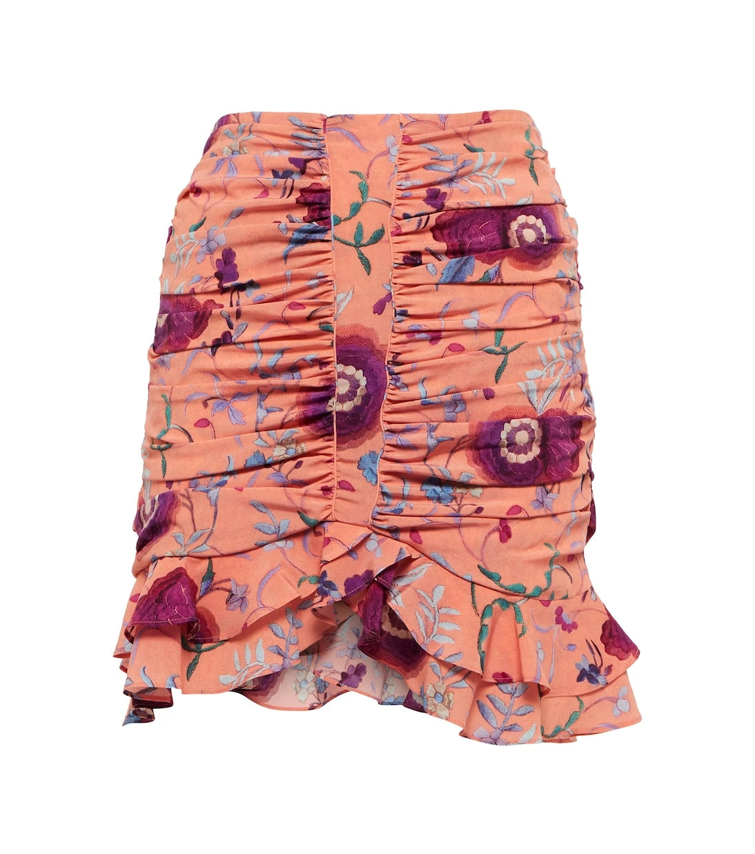 Isabel Marant - Milendi floral silk-blend miniskirt