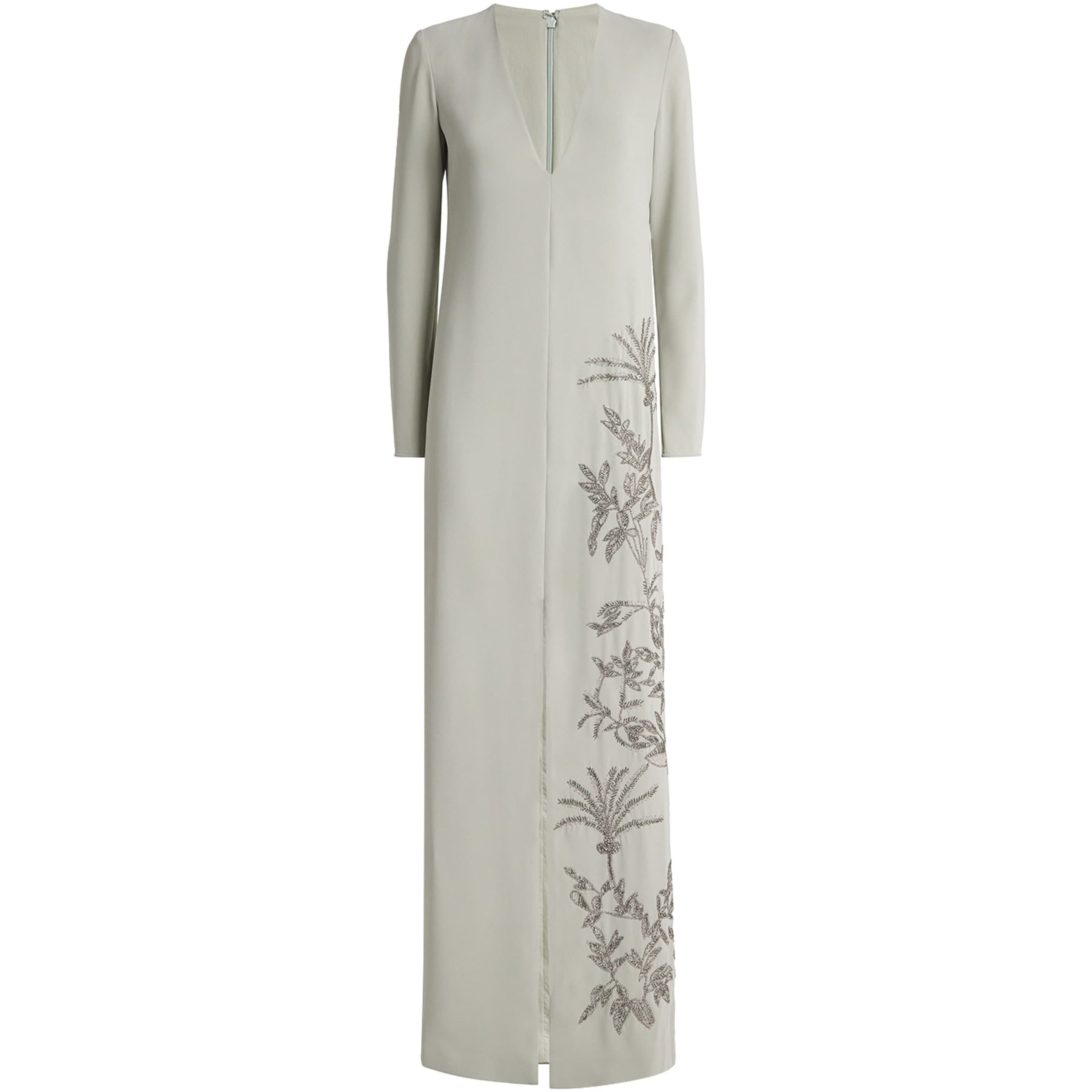 Crepe Vita Column Maxi Dress DUSTY MINT