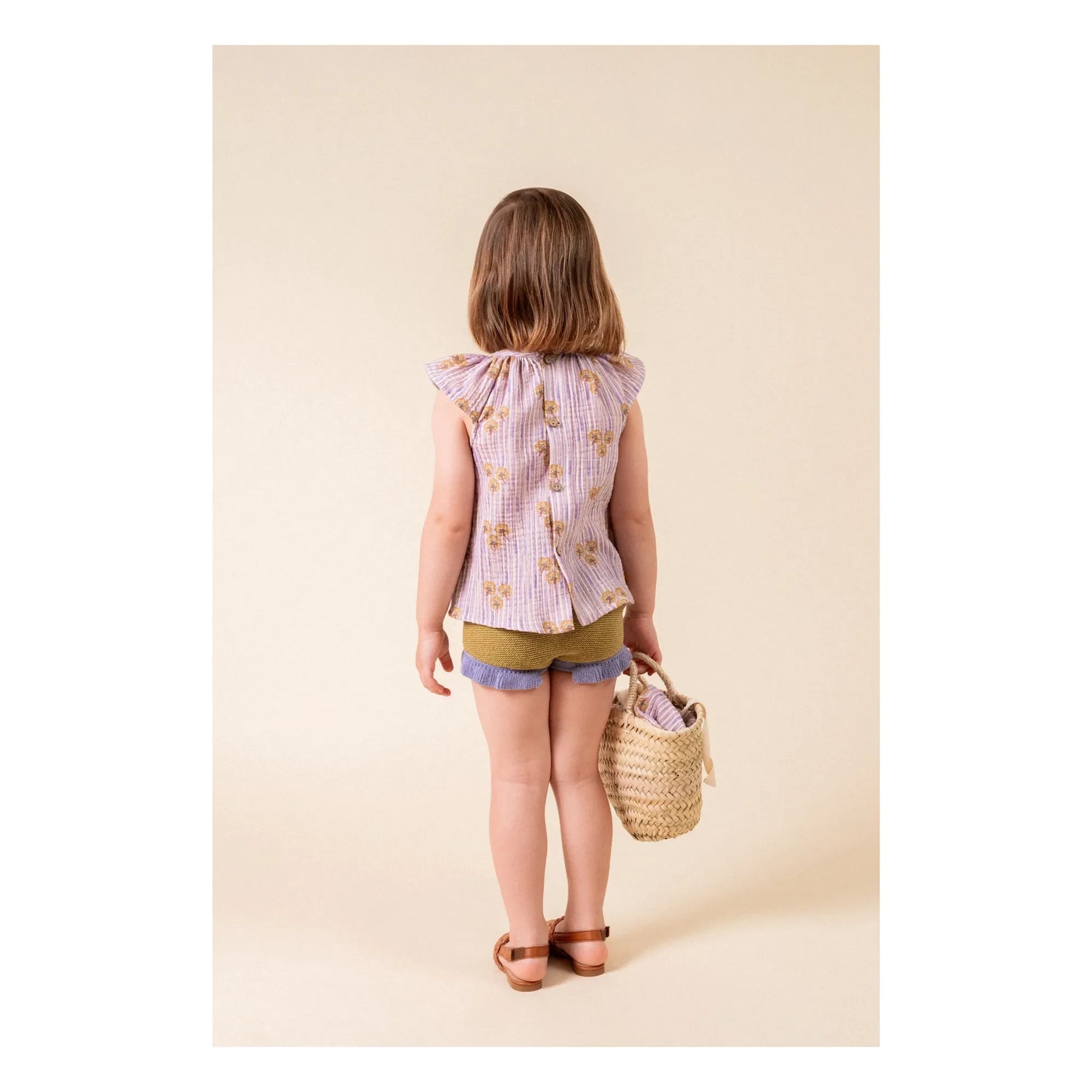 birinit - Ruffle Mesh Shorts | Yellow green