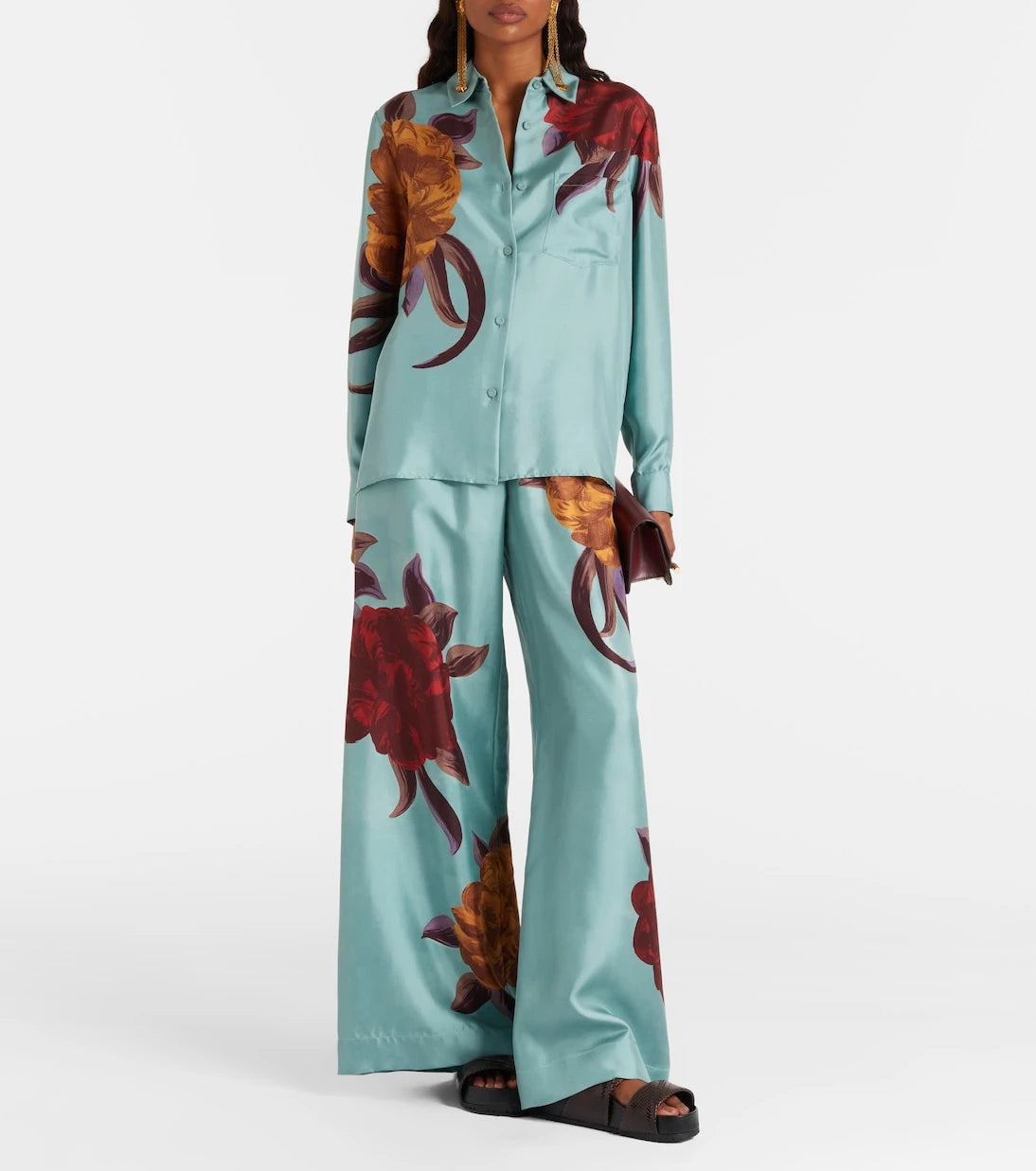 La DoubleJ - Boy floral silk shirt